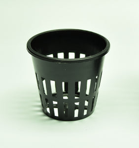 Close up 2" Black Plastic Net Pot.