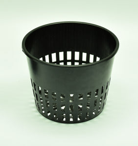 Close up 3.75" Black Plastic Net Pot.
