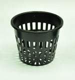Load image into Gallery viewer, Close up 3&quot; Black Plastic Net Pot.
