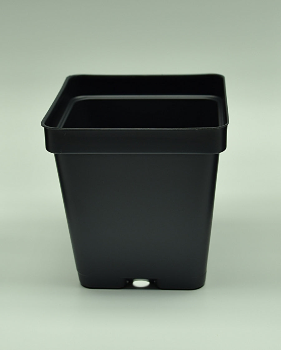 recycling black plastic plant pots Square Black Plastic Pots